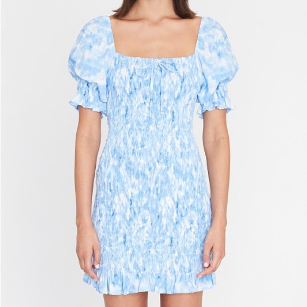 Faithfull the Brand Magnolia Mini Dress (Size S)
